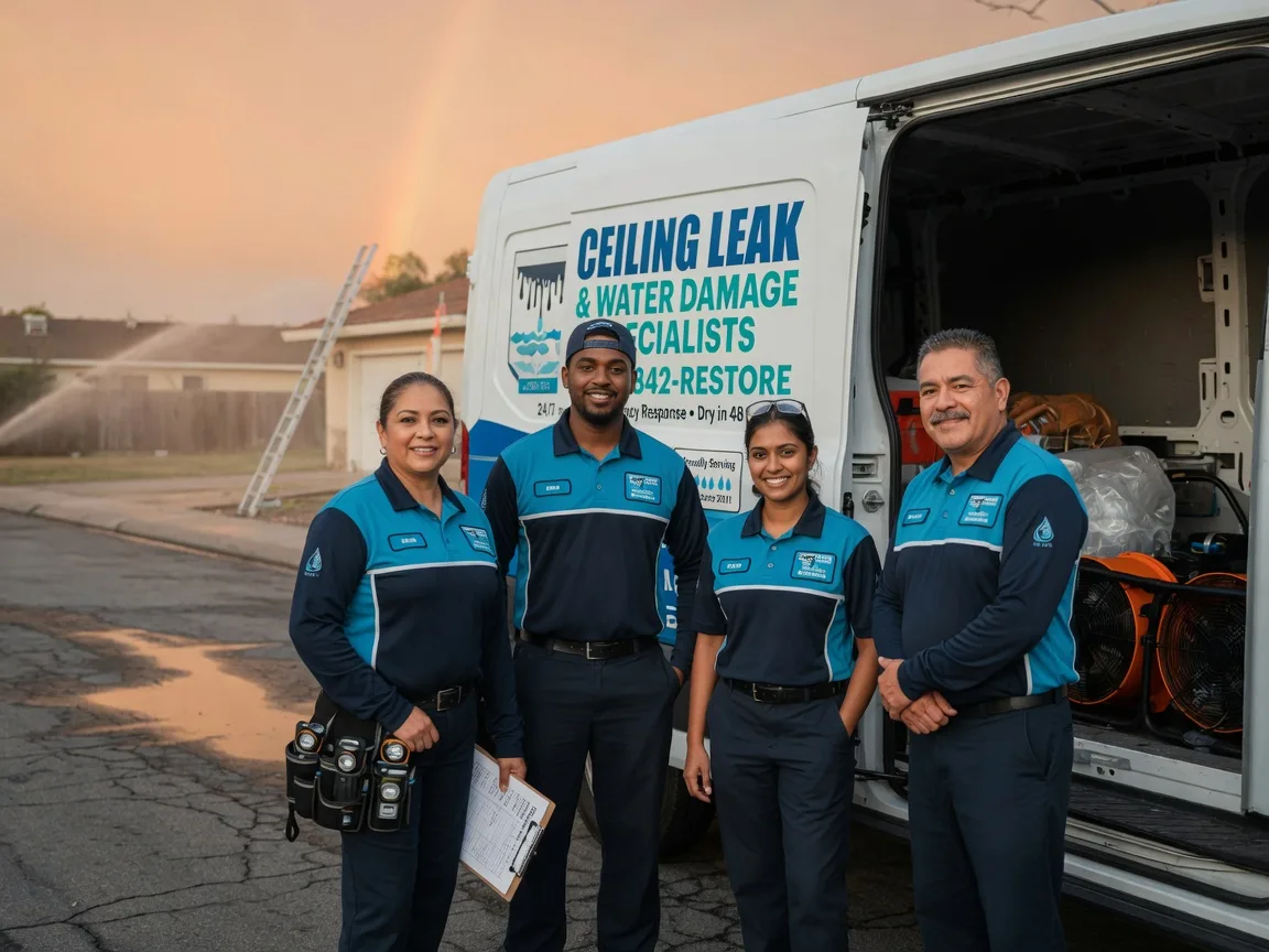 Ceiling Leak Cleanup company in Folsom, PA